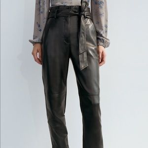 Wilfred High Tied Faux Leather Pant